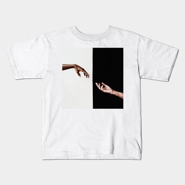 Human hands illustrations Kids T-Shirt by ArtoTee